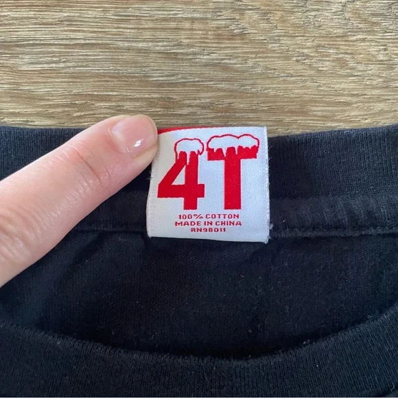 Icecream Billionaire Boys Club Toddler Black T-Shirt with Fries in 4T - Picture 5 of 6